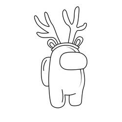 Dessin à colorier: Among Us (Jeux Vidéos) #171914 - Coloriages à Imprimer Gratuits