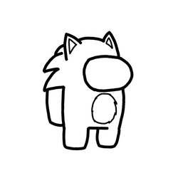 Dessin à colorier: Among Us (Jeux Vidéos) #171915 - Coloriages à Imprimer Gratuits