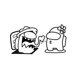 Dessin à colorier: Among Us (Jeux Vidéos) #171941 - Coloriages à Imprimer Gratuits