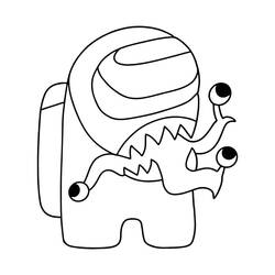 Dessin à colorier: Among Us (Jeux Vidéos) #171948 - Coloriages à Imprimer Gratuits