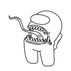 Dessin à colorier: Among Us (Jeux Vidéos) #171951 - Coloriages à Imprimer Gratuits