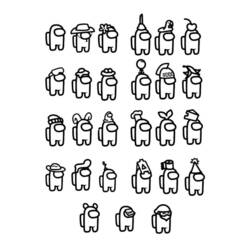 Dessin à colorier: Among Us (Jeux Vidéos) #171963 - Coloriages à Imprimer Gratuits