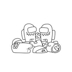 Dessin à colorier: Among Us (Jeux Vidéos) #171965 - Coloriages à Imprimer Gratuits