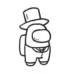 Dessin à colorier: Among Us (Jeux Vidéos) #171970 - Coloriages à Imprimer Gratuits