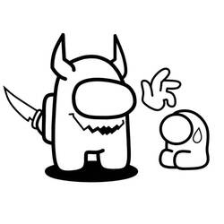 Dessin à colorier: Among Us (Jeux Vidéos) #171973 - Coloriages à Imprimer Gratuits