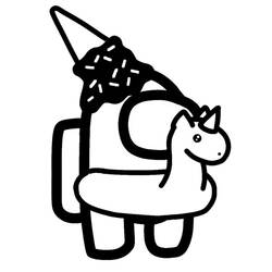 Dessin à colorier: Among Us (Jeux Vidéos) #171981 - Coloriages à Imprimer Gratuits