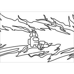 Dessin à colorier: Among Us (Jeux Vidéos) #171983 - Coloriages à Imprimer Gratuits