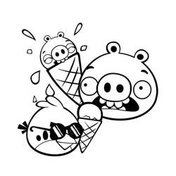 Coloriage Angry Birds (Jeux Vidéos) #195726 à imprimer et colorier