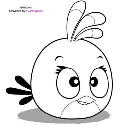 Dessin à colorier: Angry Birds (Jeux Vidéos) #25022 - Coloriages à Imprimer Gratuits
