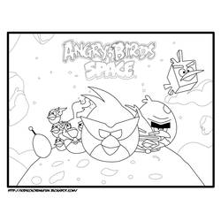 Dessin à colorier: Angry Birds (Jeux Vidéos) #25033 - Coloriages à Imprimer Gratuits