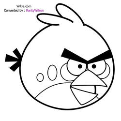 Dessin à colorier: Angry Birds (Jeux Vidéos) #25034 - Coloriages à Imprimer Gratuits