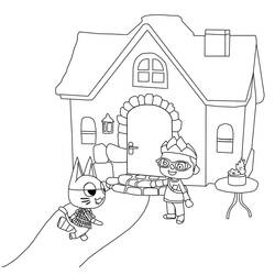 Coloriage Animal Crossing (Jeux Vidéos) #179105 à imprimer et colorier