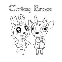 Coloriage Animal Crossing (Jeux Vidéos) #179107 à imprimer et colorier