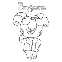 Coloriage Animal Crossing (Jeux Vidéos) #179109 à imprimer et colorier