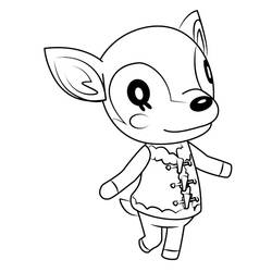 Coloriage Animal Crossing (Jeux Vidéos) #179110 à imprimer et colorier