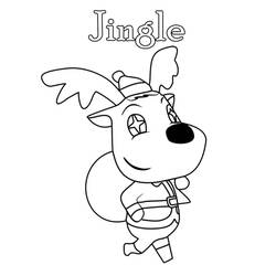 Coloriage Animal Crossing (Jeux Vidéos) #179114 à imprimer et colorier