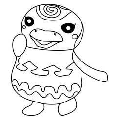 Coloriage Animal Crossing (Jeux Vidéos) #179120 à imprimer et colorier