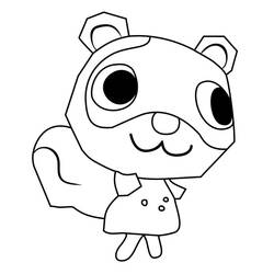 Coloriage Animal Crossing (Jeux Vidéos) #179123 à imprimer et colorier