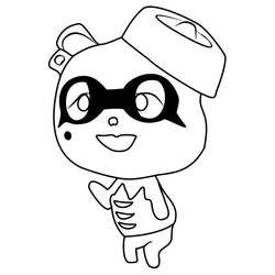 Coloriage Animal Crossing (Jeux Vidéos) #179129 à imprimer et colorier