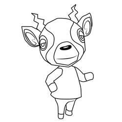 Coloriage Animal Crossing (Jeux Vidéos) #179136 à imprimer et colorier