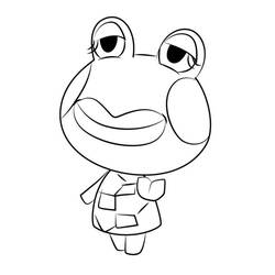 Coloriage Animal Crossing (Jeux Vidéos) #179142 à imprimer et colorier