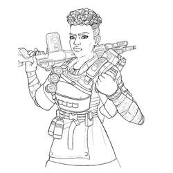 Dessin à colorier: Apex Legends (Jeux Vidéos) #184321 - Coloriages à Imprimer Gratuits