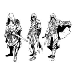 Dessin à colorier: Assassin's Creed (Jeux Vidéos) #111933 - Coloriages à imprimer