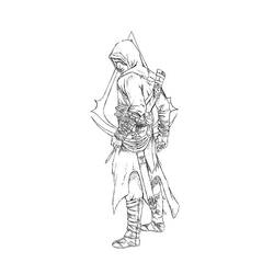Dessin à colorier: Assassin's Creed (Jeux Vidéos) #111946 - Coloriages à imprimer
