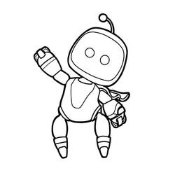 Coloriage Astro Bot (Jeux Vidéos) #221853 à imprimer et colorier