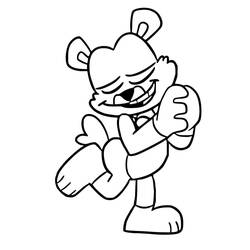 Coloriage Bobby BearHug (Jeux Vidéos) #215462 à imprimer et colorier