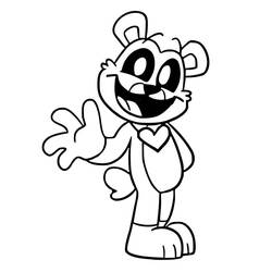 Coloriage Bobby BearHug (Jeux Vidéos) #215464 à imprimer et colorier