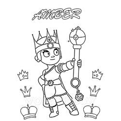 Dessin à colorier: Brawl Stars (Jeux Vidéos) #175450 - Coloriages à Imprimer Gratuits