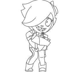 Dessin à colorier: Brawl Stars (Jeux Vidéos) #175494 - Coloriages à Imprimer Gratuits