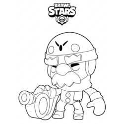 Dessin à colorier: Brawl Stars (Jeux Vidéos) #175496 - Coloriages à Imprimer Gratuits