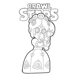 Dessin à colorier: Brawl Stars (Jeux Vidéos) #214743 - Coloriages à Imprimer Gratuits