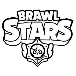 Dessin à colorier: Brawl Stars (Jeux Vidéos) #214749 - Coloriages à Imprimer Gratuits