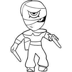 Dessin à colorier: Brawl Stars (Jeux Vidéos) #214758 - Coloriages à Imprimer Gratuits