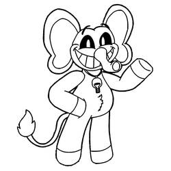 Coloriage Bubba Bubbaphant (Jeux Vidéos) #215531 à imprimer et colorier