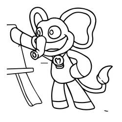 Coloriage Bubba Bubbaphant (Jeux Vidéos) #215532 à imprimer et colorier