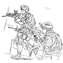Coloriage Call Of Duty (Jeux Vidéos) #199006 à imprimer et colorier