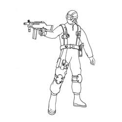 Coloriage Call Of Duty (Jeux Vidéos) #199007 à imprimer et colorier