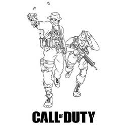 Coloriage Call Of Duty (Jeux Vidéos) #199011 à imprimer et colorier