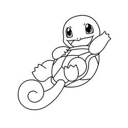 Dessin à colorier: Carapuce (Jeux Vidéos) #181488 - Coloriages à Imprimer Gratuits