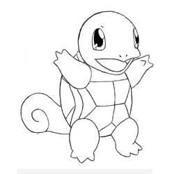 Dessin à colorier: Carapuce (Jeux Vidéos) #181500 - Coloriages à Imprimer Gratuits