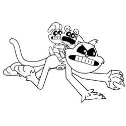 Coloriage Catnap (Jeux Vidéos) #215320 à imprimer et colorier