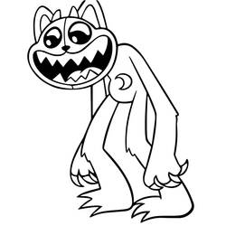 Coloriage Catnap (Jeux Vidéos) #215322 à imprimer et colorier