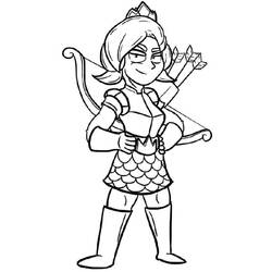 Dessin à colorier: Clash Royale (Jeux Vidéos) #200921 - Coloriages à Imprimer Gratuits