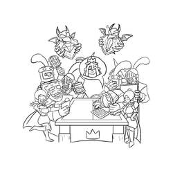 Dessin à colorier: Clash Royale (Jeux Vidéos) #200922 - Coloriages à Imprimer Gratuits