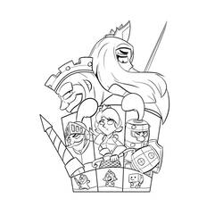 Dessin à colorier: Clash Royale (Jeux Vidéos) #200924 - Coloriages à Imprimer Gratuits