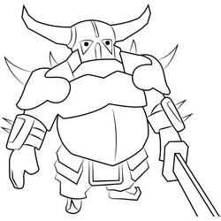 Dessin à colorier: Clash Royale (Jeux Vidéos) #200929 - Coloriages à Imprimer Gratuits